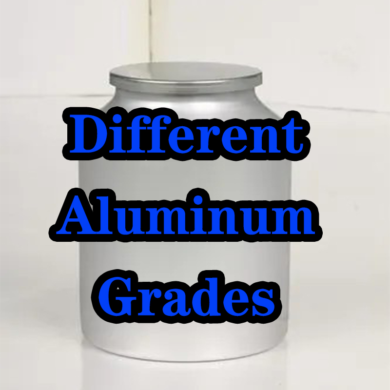 Verschiedene Aluminiumsorten